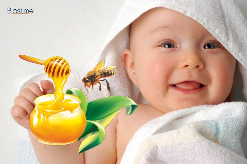 trị táo bón cho trẻ sơ sinh bằng mật ong