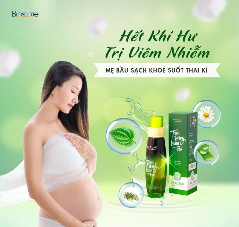 dung dịch vệ sinh cho bà bầu