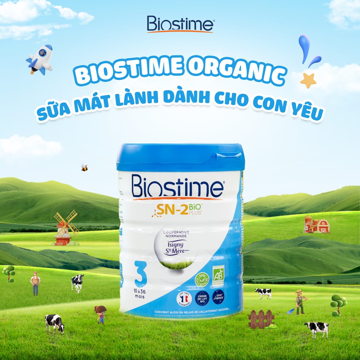 Sữa bò organic Úc