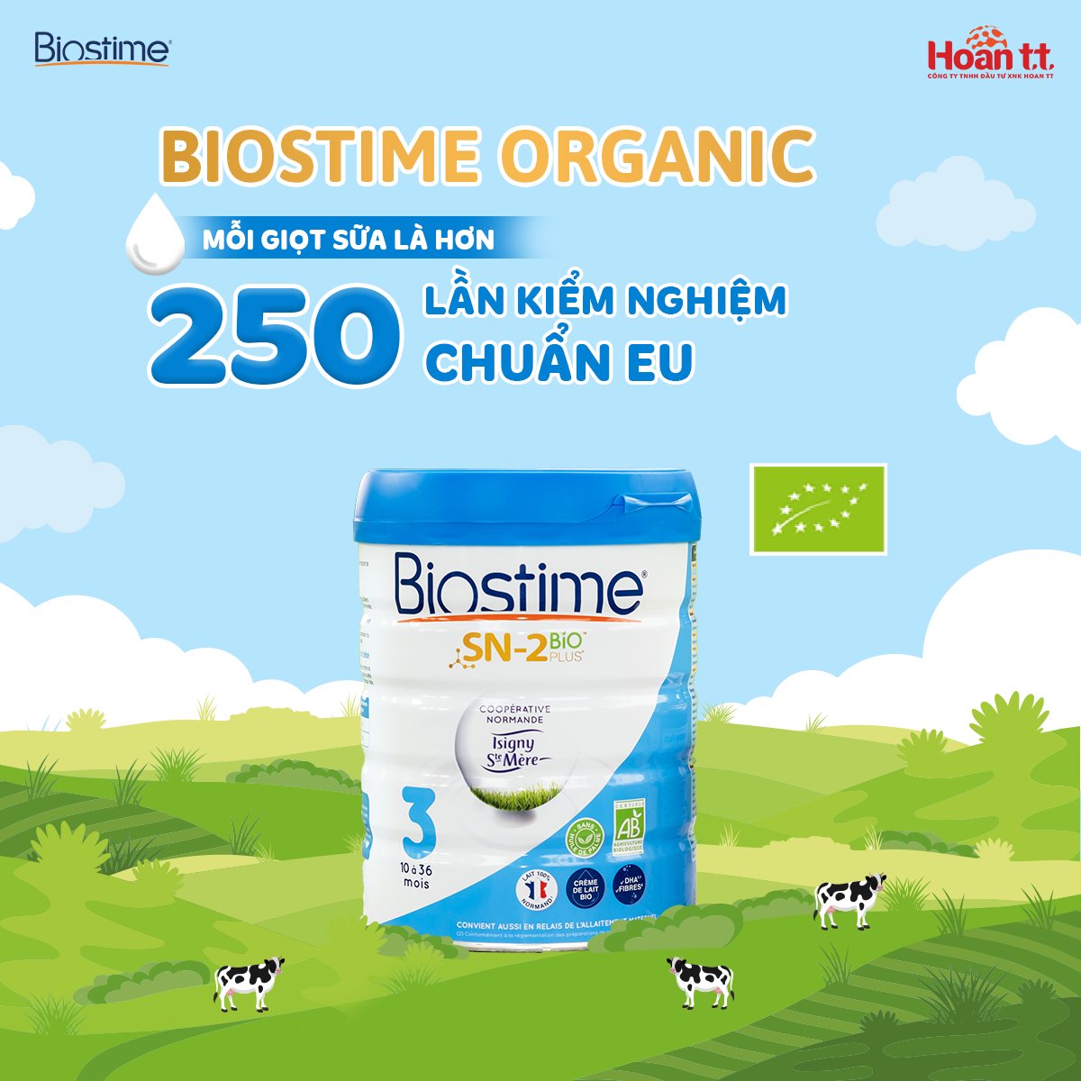 Tiêu chuẩn EU - Mỗi giọt sữa là 250 lần kiểm nghiệm 4 Biostime tạo được dấu ấn không nhờ lời quảng cáo hoa mỹ, mà bằng hành động rõ ràng