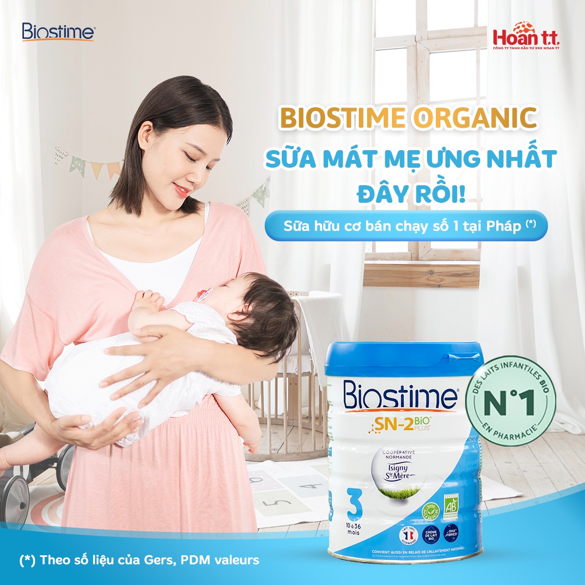 Mẹ mất ngủ sau sinh: Câu chuyện không của riêng ai 5 Với công thức dịu nhẹ, Biostime không chỉ giúp bé tiêu hóa tốt hơn mà còn gián tiếp cải thiện chất lượng giấc ngủ cho mẹ, điều mà nhiều bà mẹ sau sinh vẫn đang tìm kiếm từng đêm